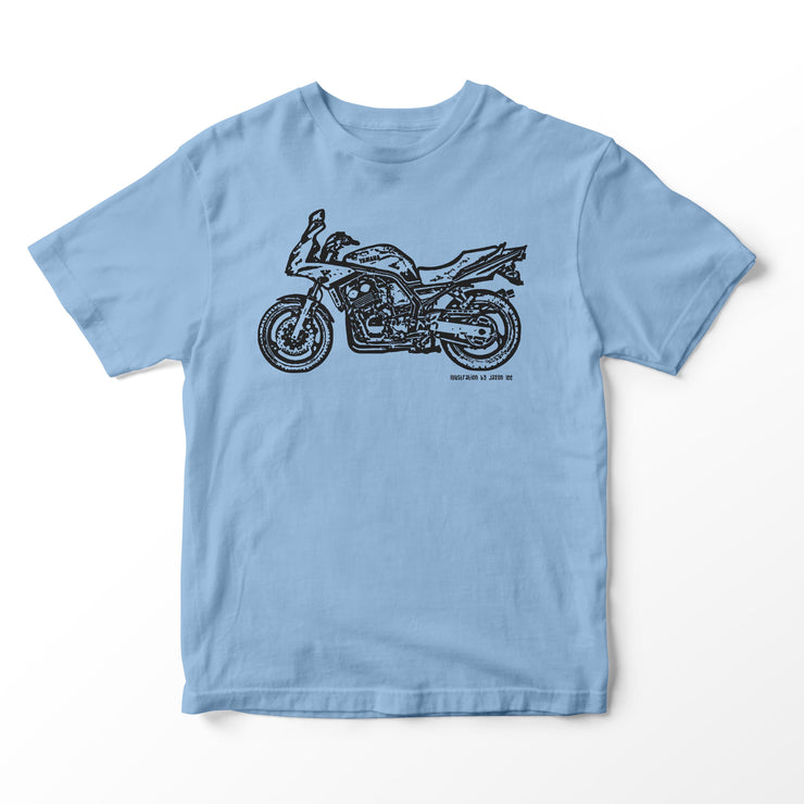 JL Illustration For A Yamaha FZS 600 Fazer Motorbike Fan T-shirt