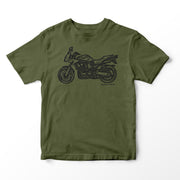 JL Illustration For A Yamaha FZS 600 Fazer Motorbike Fan T-shirt