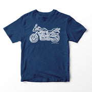 JL Illustration For A Yamaha FZS 600 Fazer Motorbike Fan T-shirt