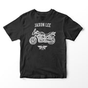 JL Basic Illustration for a Yamaha FZS 600 Fazer Motorbike fan T-shirt