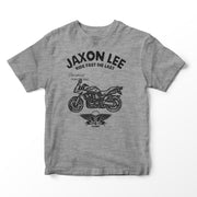 JL Ride Illustration for a Yamaha FZS 600 Fazer Motorbike fan T-shirt