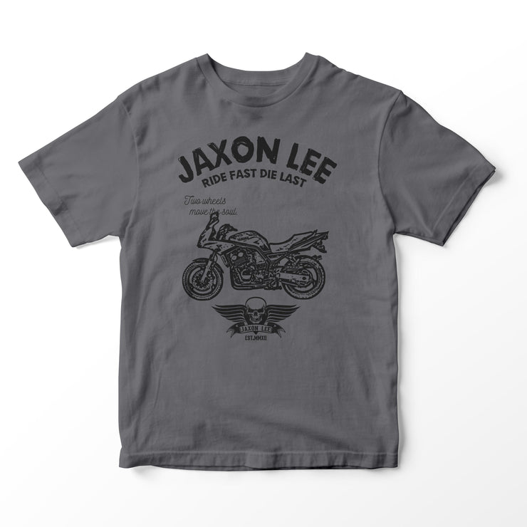 JL Ride Illustration for a Yamaha FZS 600 Fazer Motorbike fan T-shirt