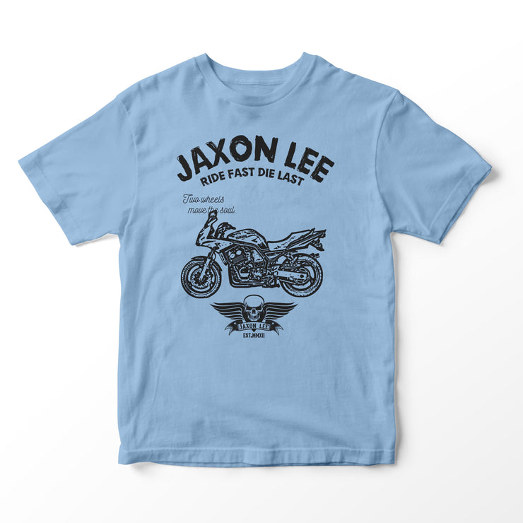 JL Ride Illustration for a Yamaha FZS 600 Fazer Motorbike fan T-shirt