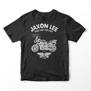 JL Ride Illustration for a Yamaha FZS 600 Fazer Motorbike fan T-shirt