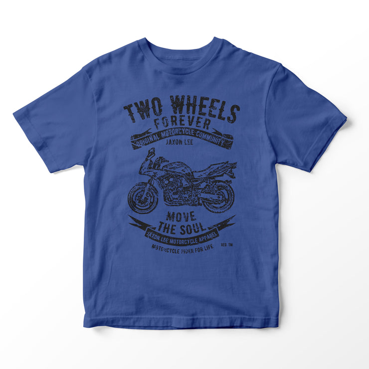JL Soul Illustration for a Yamaha FZS 600 Fazer Motorbike fan T-shirt