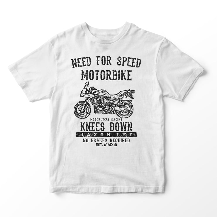 JL Speed Illustration for a Yamaha FZS 600 Fazer Motorbike fan T-shirt