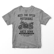 JL Speed Illustration for a Yamaha FZS 600 Fazer Motorbike fan T-shirt