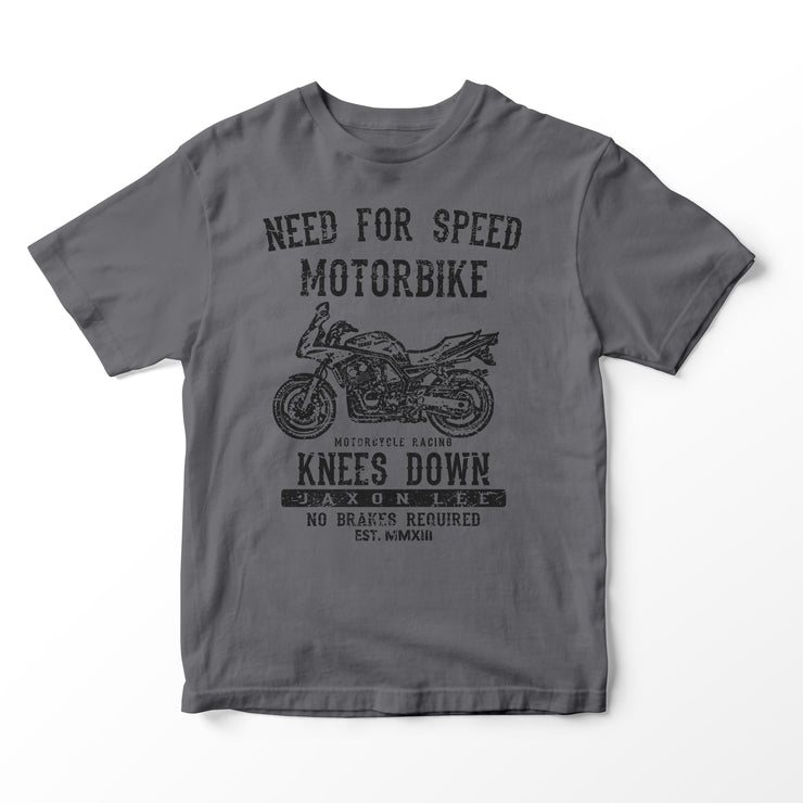 JL Speed Illustration for a Yamaha FZS 600 Fazer Motorbike fan T-shirt