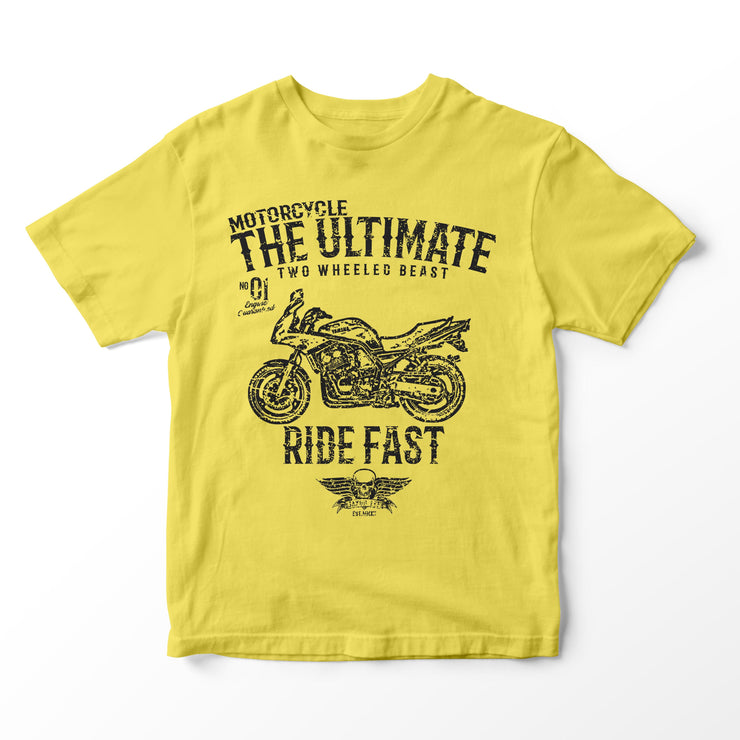 JL Ultimate Illustration for a Yamaha FZS 600 Fazer Motorbike fan T-shirt