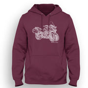 JL Illustration For A Yamaha Niken Motorbike Fan Hoodie