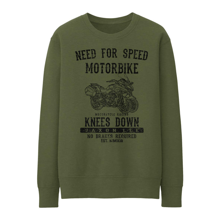 JL Speed Illustration for a Yamaha Niken Motorbike fan Jumper