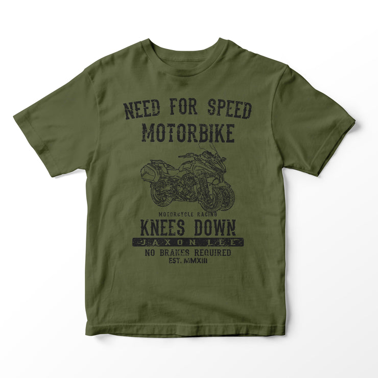 JL Speed Illustration For A Yamaha Niken Motorbike Fan T-shirt