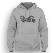 JL Illustration For A Yamaha Star Venture Motorbike Fan Hoodie