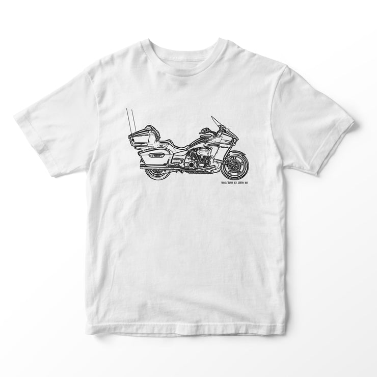 JL Illustration For A Yamaha Start Venture Motorbike Fan T-shirt