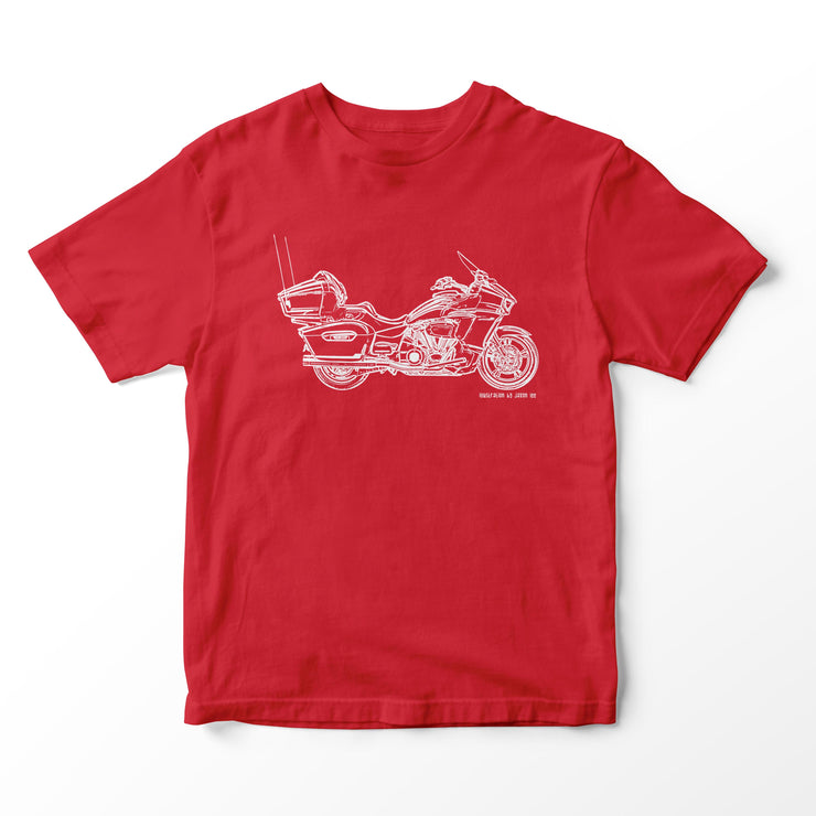 JL Illustration For A Yamaha Start Venture Motorbike Fan T-shirt