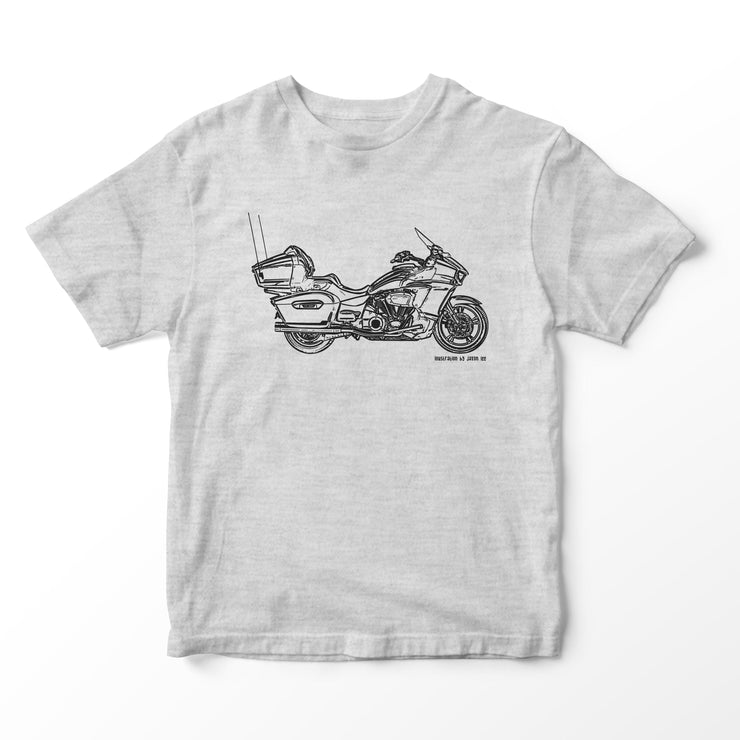 JL Illustration For A Yamaha Start Venture Motorbike Fan T-shirt