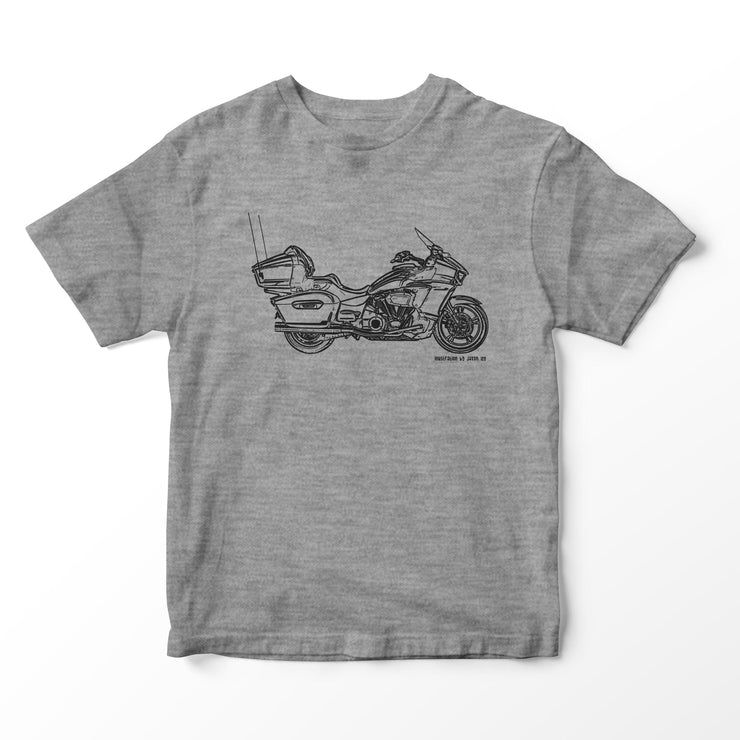 JL Illustration For A Yamaha Start Venture Motorbike Fan T-shirt