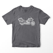 JL Illustration For A Yamaha Start Venture Motorbike Fan T-shirt