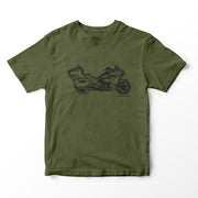 JL Illustration For A Yamaha Start Venture Motorbike Fan T-shirt