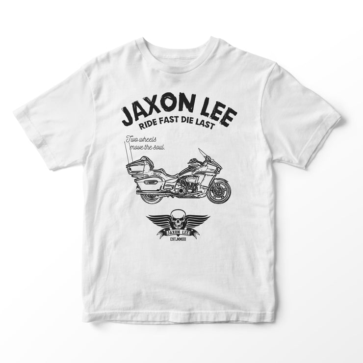 JL Ride Illustration for a Yamaha Star Venture Motorbike fan T-shirt