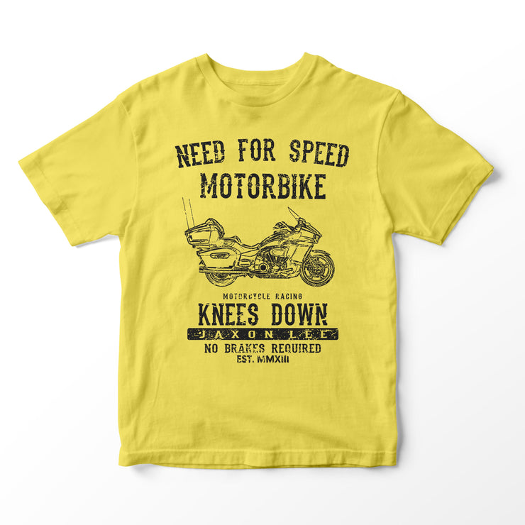 JL Speed Illustration for a Yamaha Star Venture Motorbike fan T-shirt