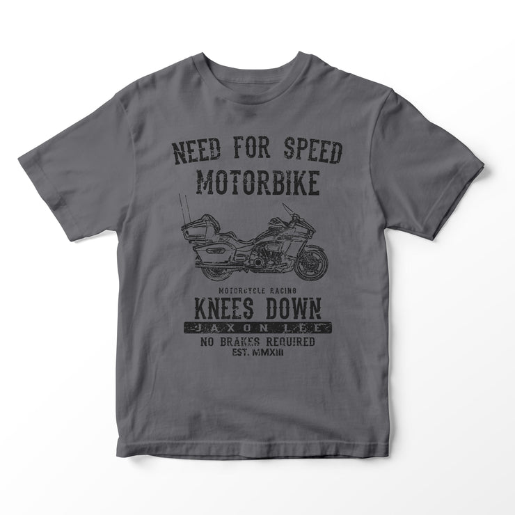 JL Speed Illustration for a Yamaha Star Venture Motorbike fan T-shirt