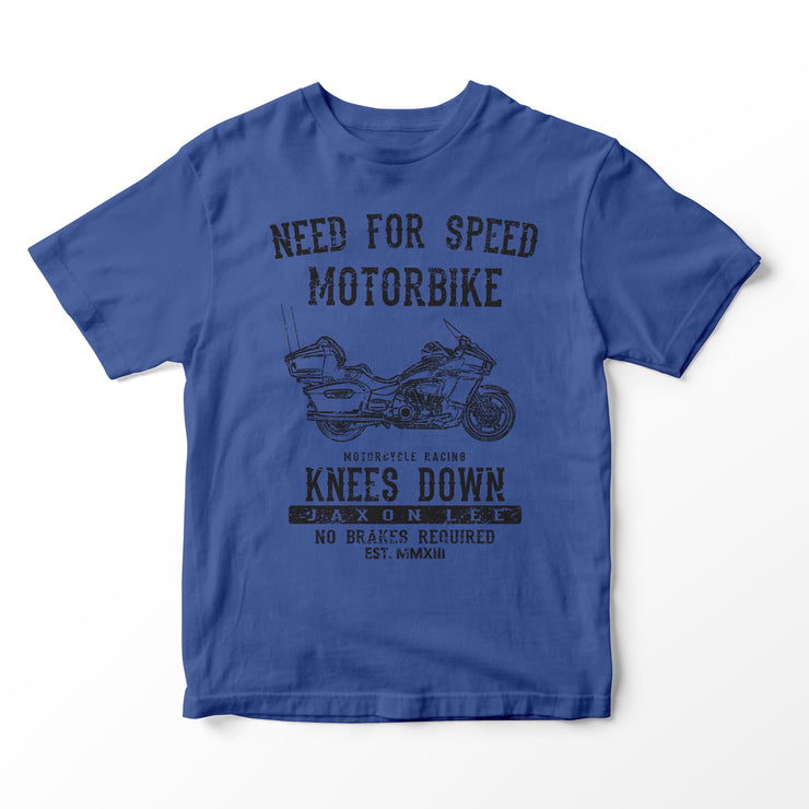 JL Speed Illustration for a Yamaha Star Venture Motorbike fan T-shirt