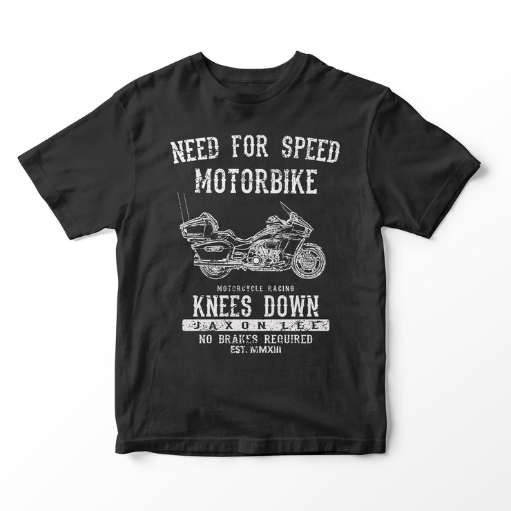 JL Speed Illustration for a Yamaha Star Venture Motorbike fan T-shirt