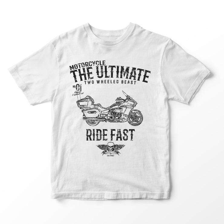 JL Ultimate Illustration for a Yamaha Star Venture Motorbike fan T-shirt