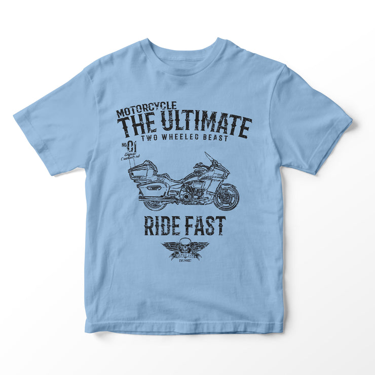 JL Ultimate Illustration for a Yamaha Star Venture Motorbike fan T-shirt