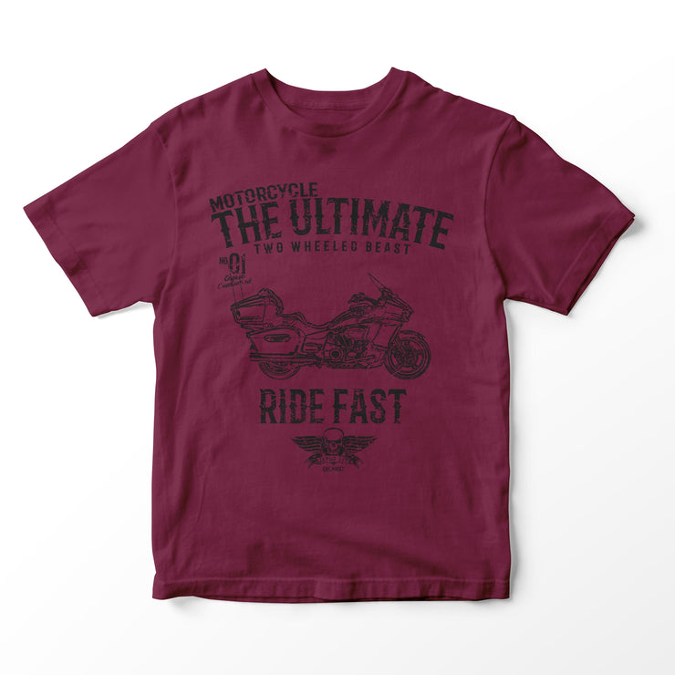 JL Ultimate Illustration for a Yamaha Star Venture Motorbike fan T-shirt