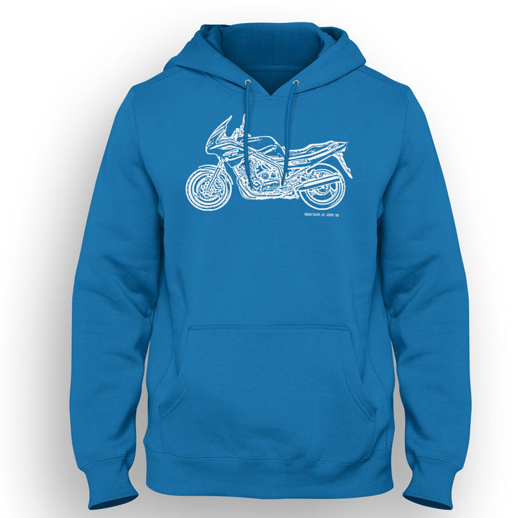 JL Illustration For A Yamaha XJ900S Diversion Motorbike Fan Hoodie