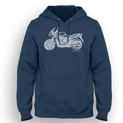 JL Illustration For A Yamaha XJ900S Diversion Motorbike Fan Hoodie