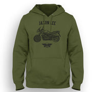 Jaxon Lee Art Hood aimed at fans of Yamaha XJ900S Diversion Motorbike