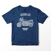 JL Basic Illustration for a Yamaha XJ900S Diversion Motorbike fan T-shirt