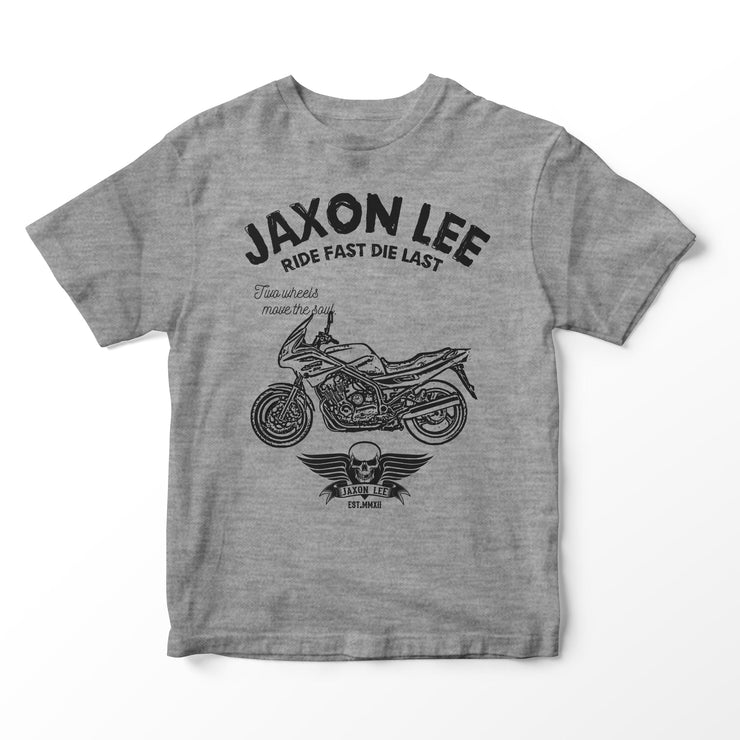JL Ride Illustration for a Yamaha XJ900S Diversion Motorbike fan T-shirt