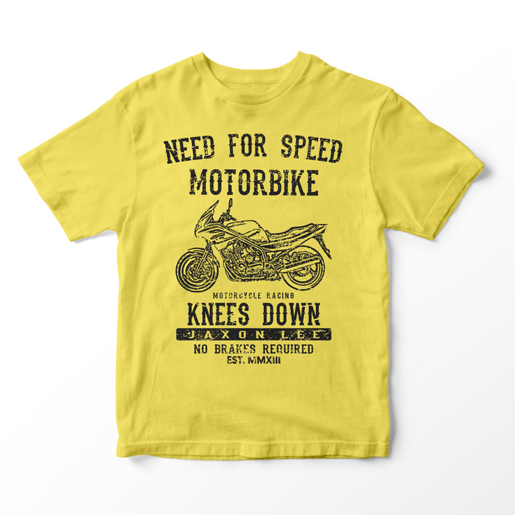 JL Speed Illustration for a Yamaha XJ900S Diversion Motorbike fan T-shirt