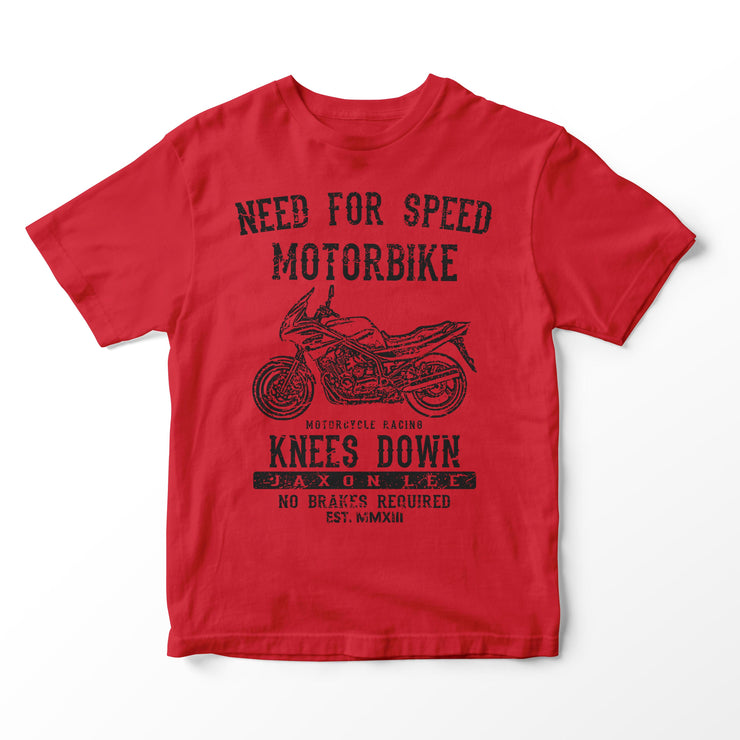 JL Speed Illustration for a Yamaha XJ900S Diversion Motorbike fan T-shirt