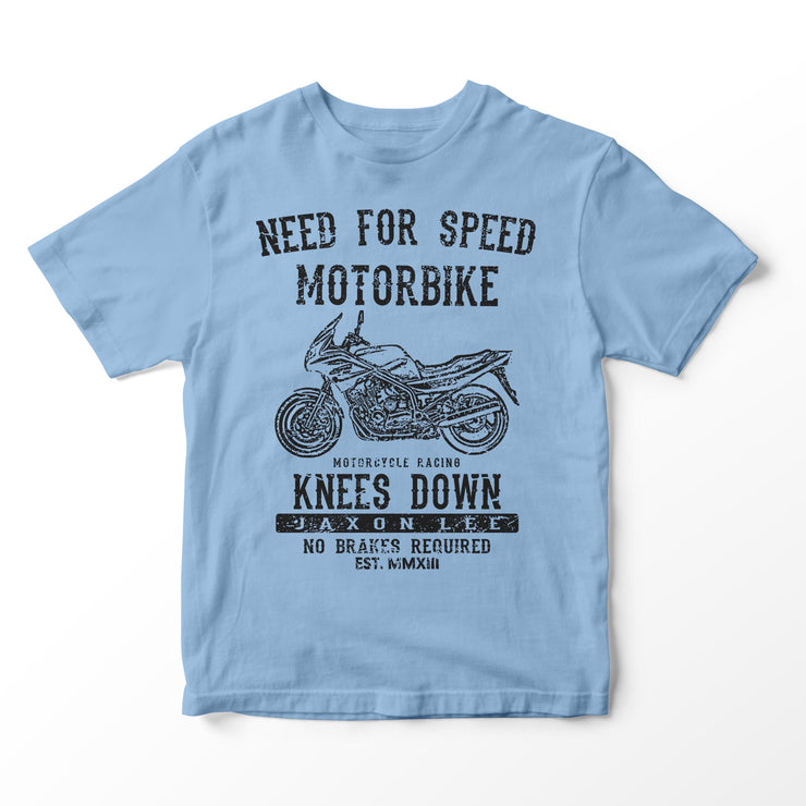 JL Speed Illustration for a Yamaha XJ900S Diversion Motorbike fan T-shirt