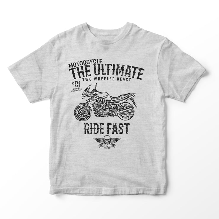 JL Ultimate Illustration for a Yamaha XJ900S Diversion Motorbike fan T-shirt