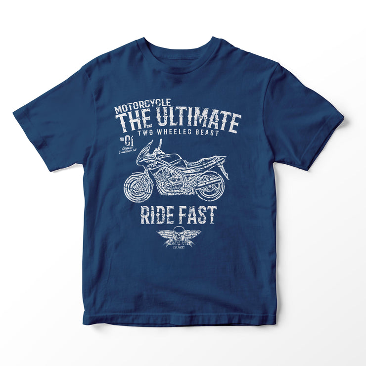 JL Ultimate Illustration for a Yamaha XJ900S Diversion Motorbike fan T-shirt