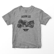 JL Basic Illustration for a Kawasaki ZZR1400 Motorbike fan T-shirt