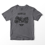 JL Basic Illustration for a Kawasaki ZZR1400 Motorbike fan T-shirt