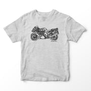 JL Illustration For A Kawasaki ZZR1400 Motorbike Fan T-shirt