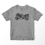 JL Illustration For A Kawasaki ZZR1400 Motorbike Fan T-shirt