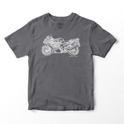 JL Illustration For A Kawasaki ZZR1400 Motorbike Fan T-shirt