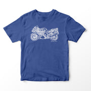 JL Illustration For A Kawasaki ZZR1400 Motorbike Fan T-shirt