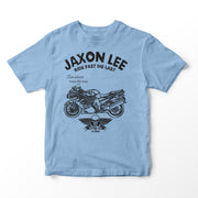 JL Ride Illustration for a Kawasaki ZZR1400 Motorbike fan T-shirt