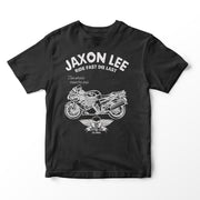 JL Ride Illustration for a Kawasaki ZZR1400 Motorbike fan T-shirt