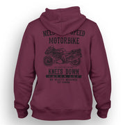 JL Speed Illustration For A Kawasaki ZZR1400 Motorbike Fan Hoodie